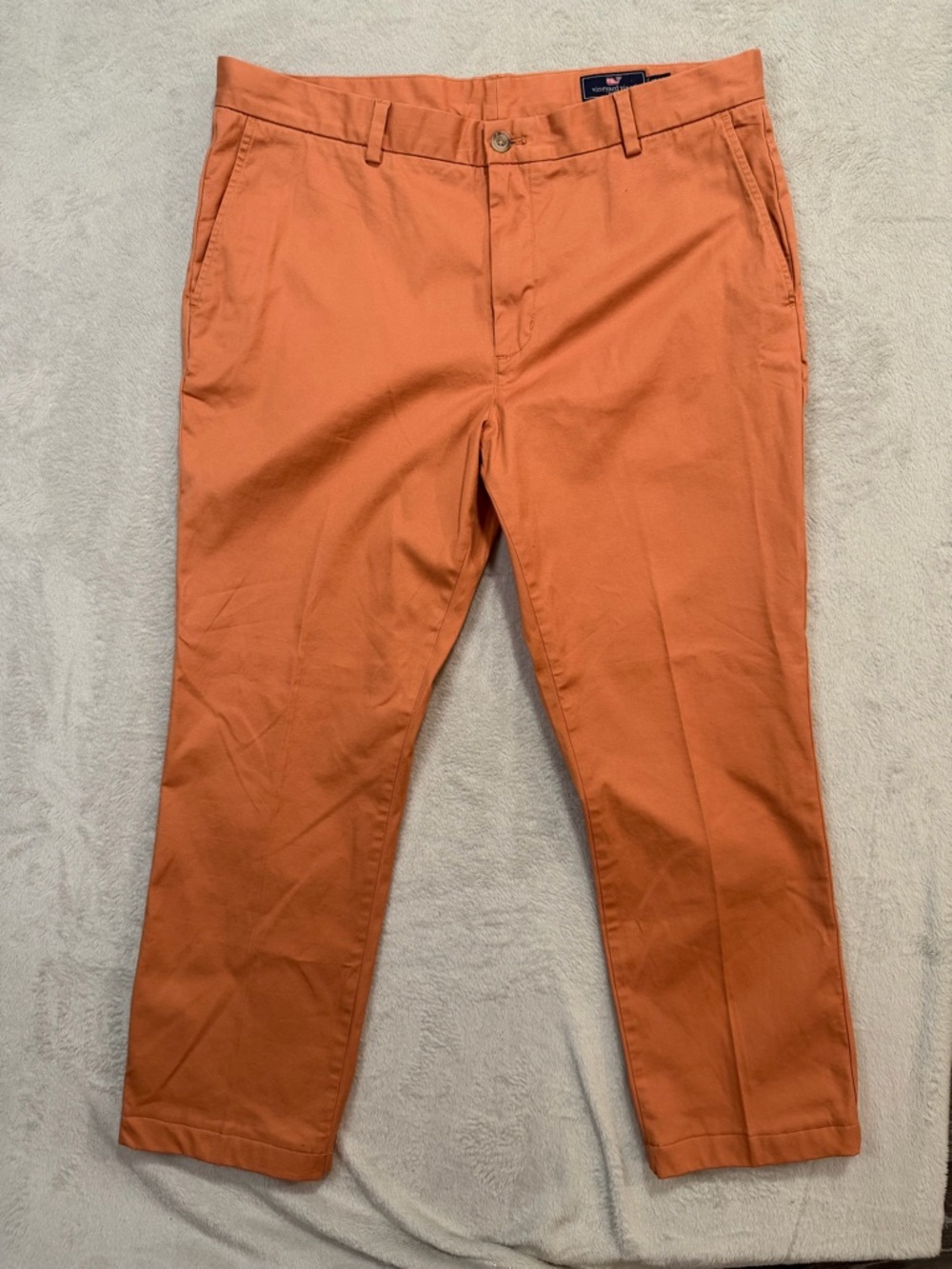 Vineyard Vines Men's Coral-Orange Chino Pants